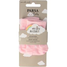 PARSA Beauty Baby S&ouml;ckchen rosa mit wei&szlig;en Punkten