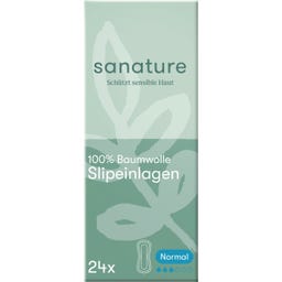 Sanature 100% Baumwolle Slipeinlagen Normal