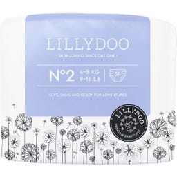 LILLYDOO Blöjor Storlek 2, 4-8 kg - 34 Stycken