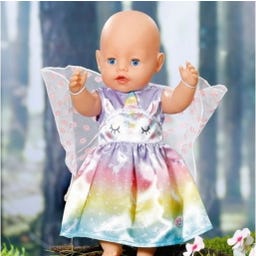 Zapf Creation BABY born Einhorn Feen Outfit 43cm - 1 Stk