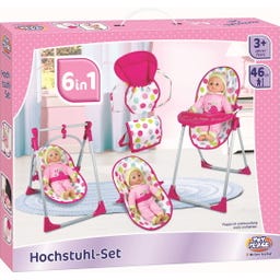 Toy Place 6-in-1 Poppenstoel - 1 st.