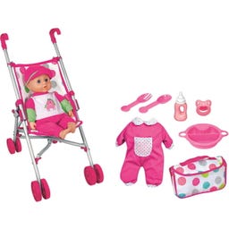 Toy Place Poupon & Poussette - 1 pcs