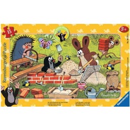 Puzzle à Cadre - La Petite Taupe et ses Amis, 15 Pièces