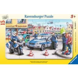Rahmenpuzzle - Einsatz der Polizei, 15 Teile