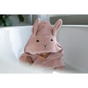 Kindsgut Kapuzenhandtuch Hase Rose 75 x 75 cm