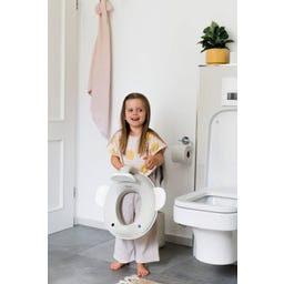 Kindsgut Toilettenaufsatz Wal Hellgrau