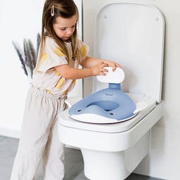 Kindsgut Toilettenaufsatz Taubenblau