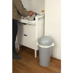 Kindsgut Windelmülleimer Wal dunkelgrau