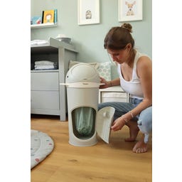 Kindsgut Windelmülleimer Wal hellgrau