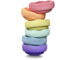 Stapelstein Rainbow Pastel 6