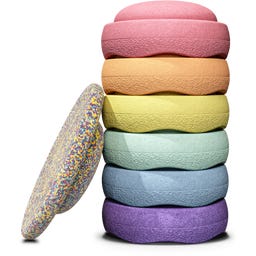 Stapelstein Rainbow Pastel Bundle 6+1