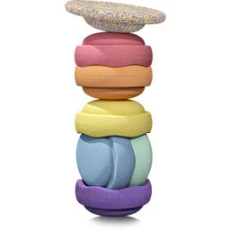 Stapelstein Rainbow Pastel Bundle 6+1