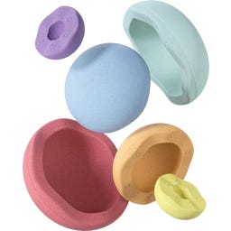 Stapelstein Inside rainbow pastel