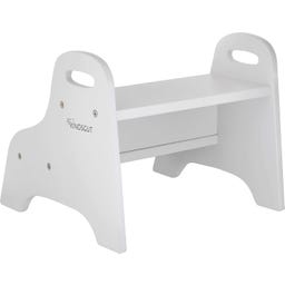 Kindsgut Sgabello in Legno, Grigio Chiaro