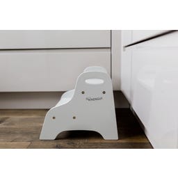 Kindsgut Sgabello in Legno, Grigio Chiaro
