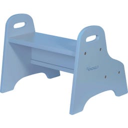 Kindsgut Sgabello in Legno, Blu Colomba