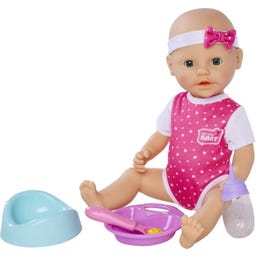 New Born Baby Babypop Hungry, 38 cm - 1 Set