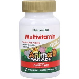 Nature's Plus Animal Parade GOLD Multivitamin Kirsch - 60 Kautabletten