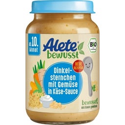 Bio Dinkelsternchen mit Gemüse in Käse-Sauce - 220 g