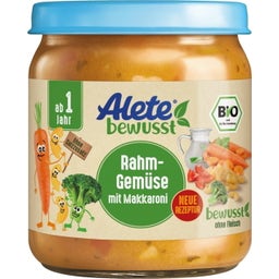 Alete bewusst Bio Rahmgemüse mit Makkaroni - 250 g