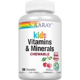 Solaray Kids Multi-Vitamin Kautabletten - 120 Kautabletten