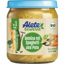Alete bewusst Bio Gemüse mit Spaghetti und Bio-Pute
