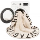 Lorena Canals Runder Baumwoll-Teppich ABC - Natural