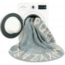 Lorena Canals Runder Baumwoll-Teppich ABC - Vintage Blue