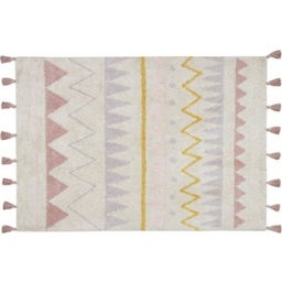 Baumwoll-Teppich Azteca Natural Vintage Nude - 120x160 cm