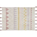 Baumwoll-Teppich Azteca Natural Vintage Nude - 140x200 cm