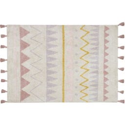 Baumwoll-Teppich Azteca Natural Vintage Nude - 140x200 cm