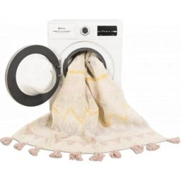 Baumwoll-Teppich Azteca Natural Vintage Nude - 140x200 cm