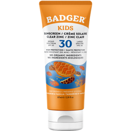 Badger Balm Kids Clear Zinc Sunscreen SPF 30 - 87 ml