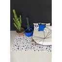 Lorena Canals Runder Baumwoll-Teppich Trace - Natural, Black