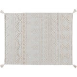 Lorena Canals Baumwoll-Teppich Tribu, Natural