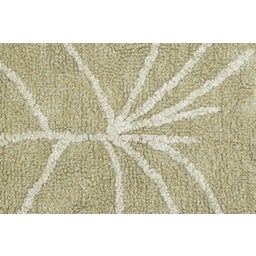 Lorena Canals Teppich Mini Monstera Olive, 75x100 - 1 Stk