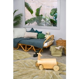 Lorena Canals Teppich Mini Monstera Olive, 75x100 - 1 Stk