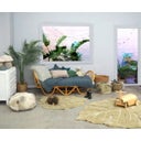 Lorena Canals Teppich Mini Monstera Olive, 75x100 - 1 Stk