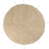 Waschbarer Baumwollteppich "Moon Multishape"