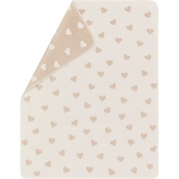 David Fussenegger CARLA Kids Plaid Herzen - rohweiß