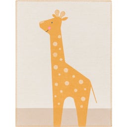 David Fussenegger LILI Babydecke mit Stick Giraffe - rohweiß