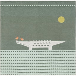 David Fussenegger JUWEL gefütterte Krabbeldecke Krokodil - 1 Stk