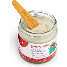 Georganics Fluoride Toothpaste Strawberry - 60 ml