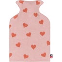 Kinderwärmflasche Herzen, altrosa