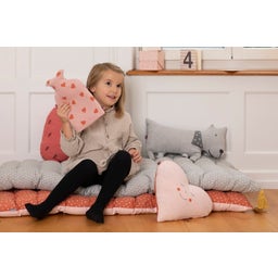 David Fussenegger Kinderwärmflasche Herzen - altrosa