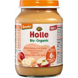 Holle Bio Apfel & Banane mit Dinkel - 190 g