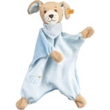 Steiff Gute-Nacht-Hund Schmusetuch, blau, 30 cm