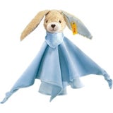 Steiff Hoppel Hase Schmusetuch, blau, 28 cm
