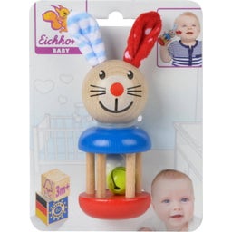 Eichhorn Rassel mit Hasenmotiv - 1 Stk
