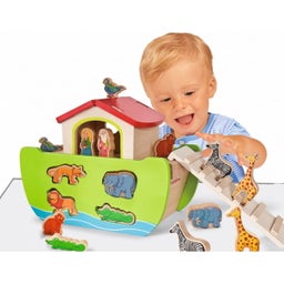 Eichhorn Steckspiel Arche, 21-teilig - 1 Stk